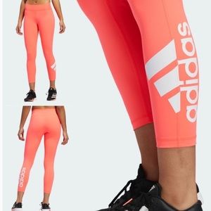 Adidas Aeroready Circuit Badge Of Sport 7/8 Wmn Training Tights Pink